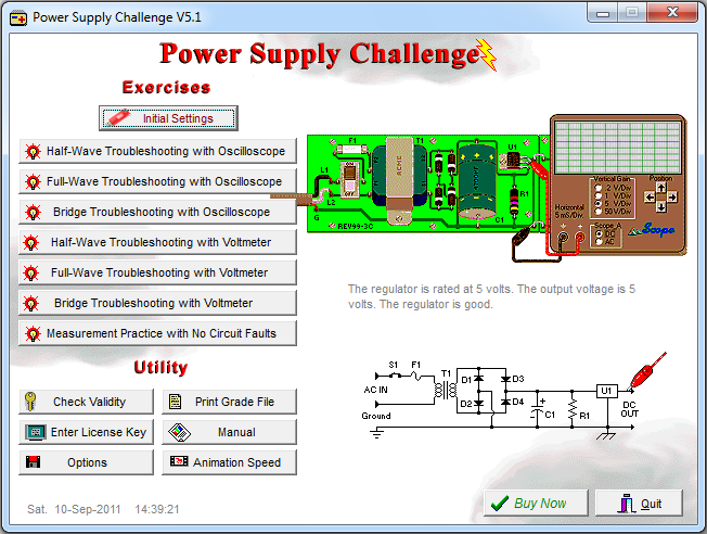 Screenshot for Power Supply Challenge 5.1